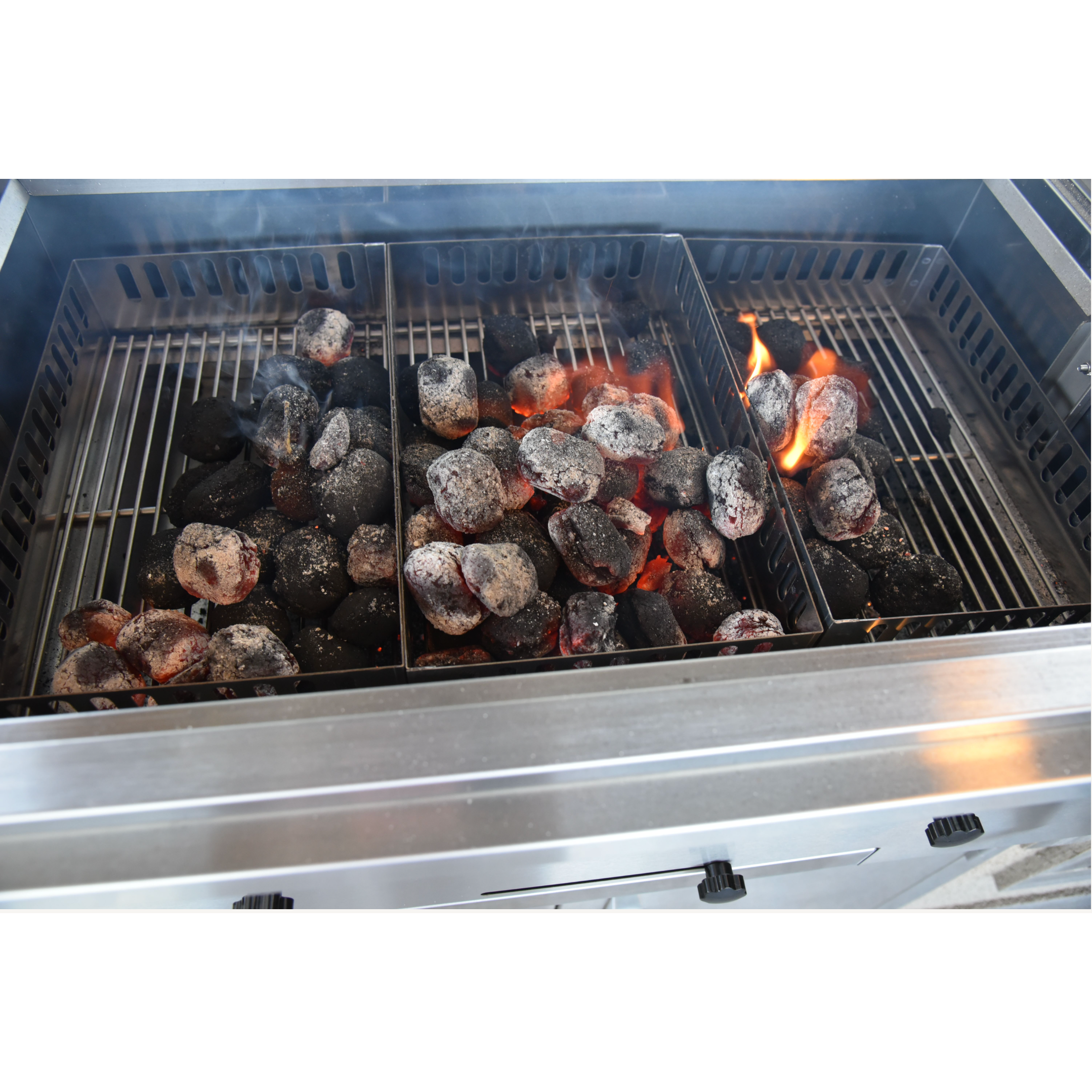 Built-In BBQ Grill Islands-KoKoMo 32” Built in Charcoal Grill KO-CHAR32