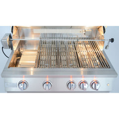 Built-In Gas Grills-KoKoMo 32" Professional Built-In Gas Grill (4 Burner)- KO-PRO-4BG
