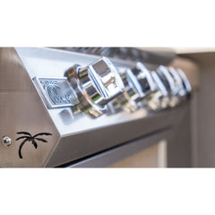 Built-In Gas Grills-KoKoMo Laser Cut Grate 32In Professional Built in Gas Grill 4 Burner/Back Burner KOK-KLCG32PBIG4BBB