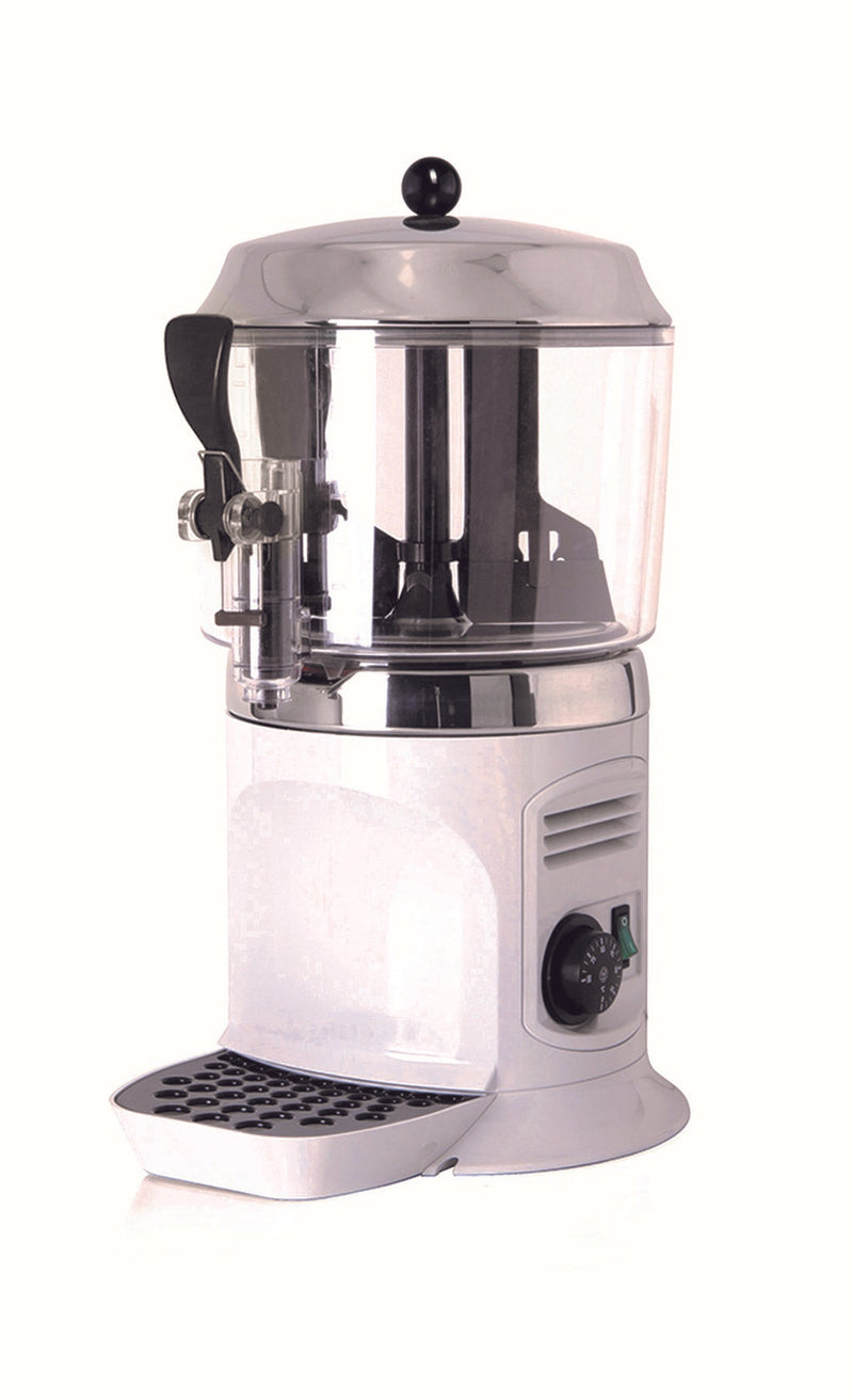 Hot Beverage Dispensers-AMPTO CHOC5W Hot Chocolate Dispenser 5 Liter White