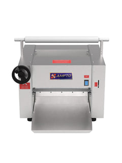 Dough Sheeter Ampto Countertop Dough Roller & Sheeter, 16 In. Roll Width, 16 Lb Capacity, CLM-390