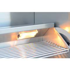 Cart Grills-KoKoMo Professional 5 Burner 40 Inch Cart Model BBQ Grill With Lights & Locking Casters KO-BAK5BG-PRO+KO-BAK5BG-C