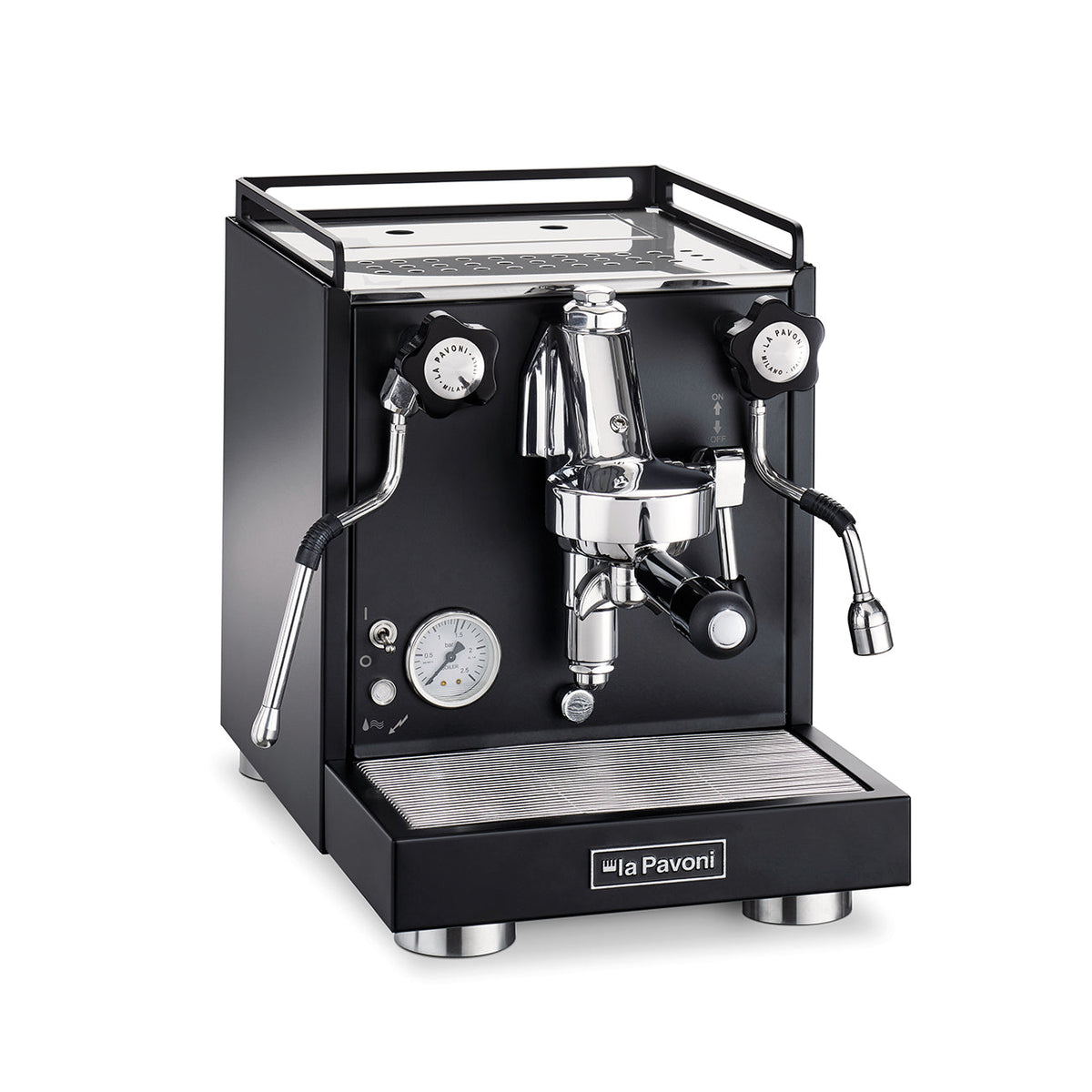 la Pavoni Cellini Classic Black Espresso Machine - LPSCCB01US