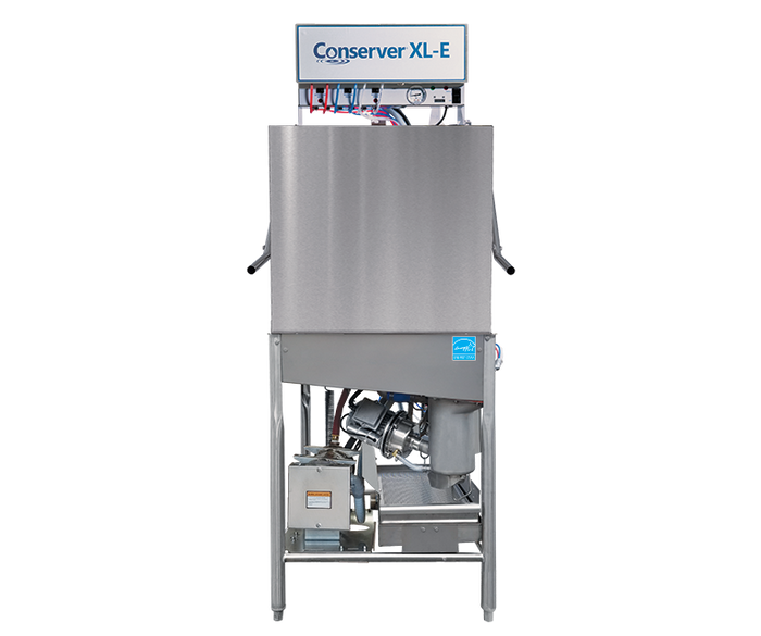 Commercial Dishwashers Jackson Conserver XL-E-LTH Low Temperature Door-Type Dishwasher with Built-in Booster, 145°F, 41 Racks/Hr