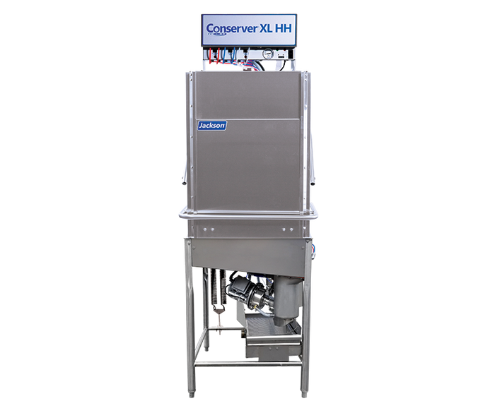 Commercial Dishwashers Jackson Conserver XL-HH High Hood Low Temperature Door-Type Dishwasher, 27-Inch Clearance, 115V, 41 Racks/Hr
