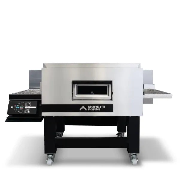 Conveyor Pizza Ovens - Electric-MORETTI FORNI TT96E1 Electric Conveyor Pizza Oven, 25-3/4" Belt