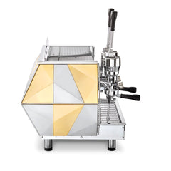La Pavoni Diamante Gold 2 Group Lever Espresso Machine - DIA 2L-Gold