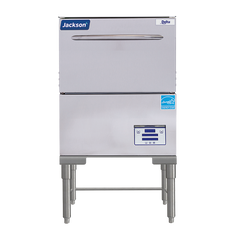Commercial Dishwashers Jackson Delta HT-E-SEER-T Tall/Freestanding High Temperature Glasswasher with Steam Elimination, 864 Glasses/Hr