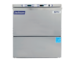 Commercial Dishwashers Jackson DishStar ADA-SEER ADA-Compliant High Temperature Undercounter Dishwasher with Steam Elimination, 24 Racks/Hr
