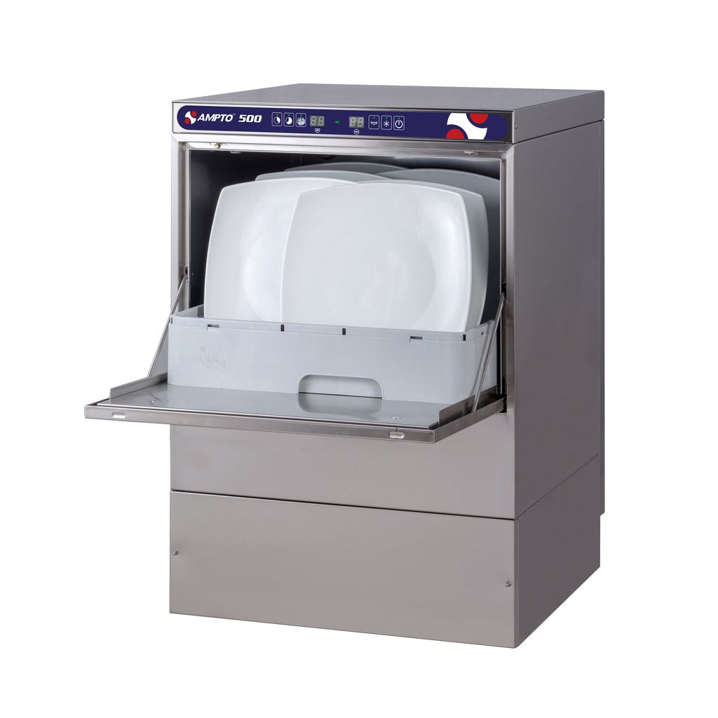Dishwashers-Ampto 500  - Dishwasher Undercounter, door type, front loading,  23-5/8"W, (20/30 or 60) racks/hour capacity, high temp
