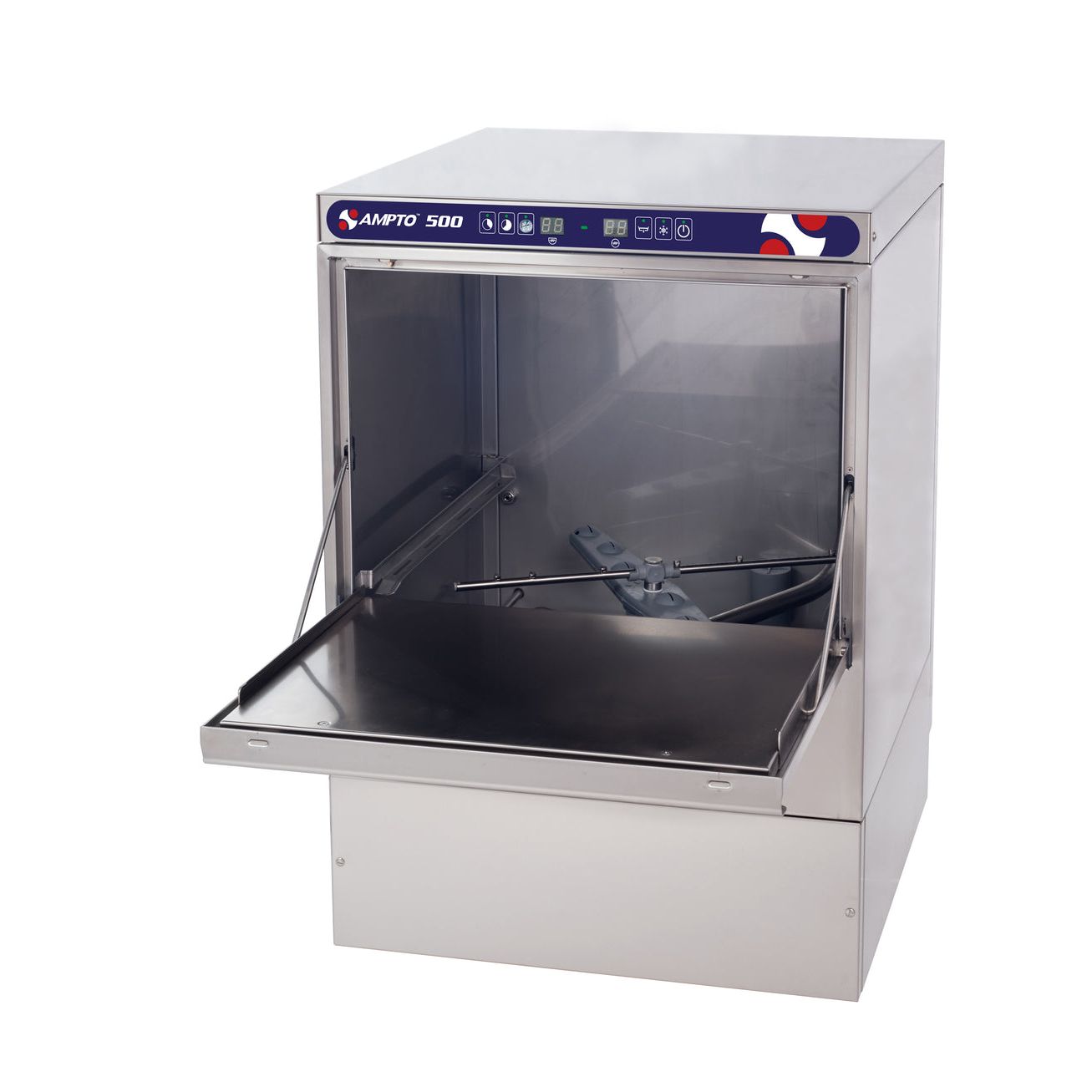 Dishwashers-Ampto 500  - Dishwasher Undercounter, door type, front loading,  23-5/8"W, (20/30 or 60) racks/hour capacity, high temp