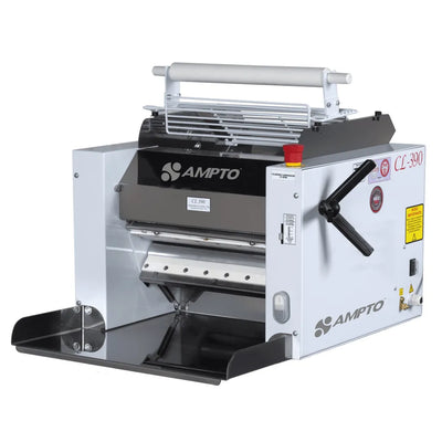 Dough Rollers / Sheeters-Ampto CL-390 Dough Roller & Sheeter table top. 16'' roll width. 16 lbs dough capacity. 75 rpm.