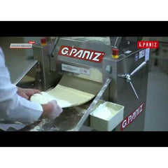 Dough Rollers / Sheeters-Ampto CS-500 Dough Breaker /  Sheeter 33 lbs capacity. Floor model. 115 rpm. 2 Motors, 1 per roll. 20'' roll width. 1.5 HP each motor.