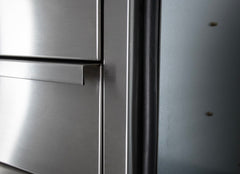 Outdoor Kitchen Cabinets & Components American Made Grills 36" Deluxe 2-Drawer and Single Access Door Combo, Stainless Steel, DC2-36-AMG
