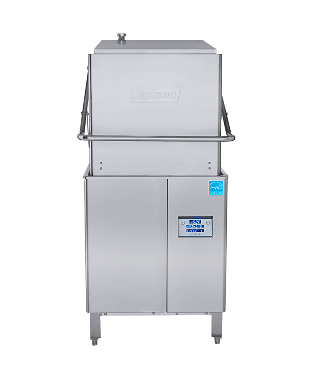 Commercial Dishwashers Jackson DynaStar High Temperature Door-Type Dishwasher with Built-in Booster, 62 Racks/Hr