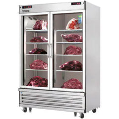Dry Aging & Thawing Refrigerator-Everest EDA2 Dry Aging & Thawing Refrigerator, 50 Cu Ft, Bottom Mount, Swing Glass Doors, Stainless Steel, 115V