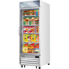 Glass Door Merchandiser Freezer-Everest EMGF23 Bottom Mount Swing Glass Door Merchandiser Freezer, 23 Cu. Ft., 115V
