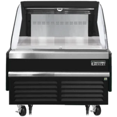 Open Air Merchandiser-Everest EOMH-36-B-35-S Open Air Merchandiser Refrigerator - 5.6 Cu Ft, 115V