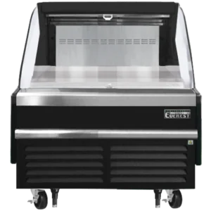 Open Air Merchandiser-Everest EOMH-36-B-35-S Open Air Merchandiser Refrigerator - 5.6 Cu Ft, 115V