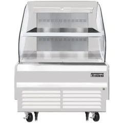 Open Air Merchandiser-Everest EOMH-36-W-35-T Open Air Bottom Mount Refrigerated Merchandiser, 7.4 Cu Ft, White, 115-60-1