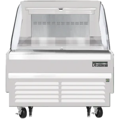 Open Air Merchandiser-Everest EOMH-36-W-35-S Bottom Mount Open Air Merchandiser Refrigerator, 5.6 Cu Ft, White, 115-60-1