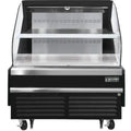 Open Air Merchandiser-Everest EOMH-48-B-35-T 48" Bottom Mount Open Air Merchandiser Refrigerator, Black, 9.7 Cu Ft, 115-60-1