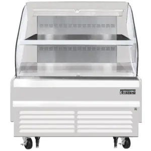 Open Air Merchandiser-Everest EOMH-48-W-35-T 48" Open Air Merchandiser Refrigerator, White