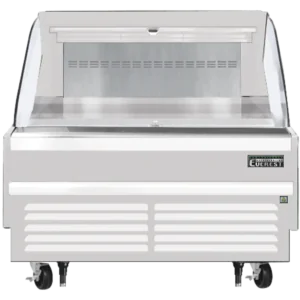 Open Air Merchandiser-Everest EOMH-48-W-35-S Open Air Refrigerated Merchandiser, 48" Bottom Mount, White, 7.3 Cu. Ft.