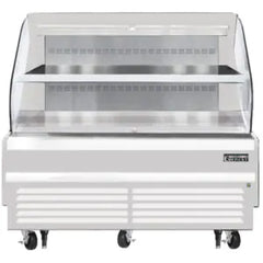 Open Air Merchandiser-Everest EOMH-72-W-35-T Bottom Mount Open Air Refrigerated Merchandiser - 73 1/4" L, 15.2 Cu Ft, 115V