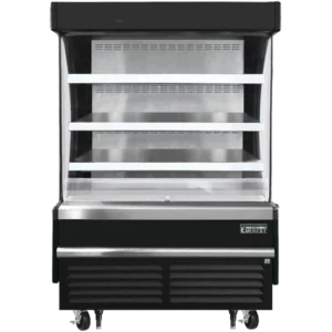Open Air Merchandiser-Everest EOMV-48-B-28-S Bottom Mount Open Air Refrigerated Merchandiser 48"