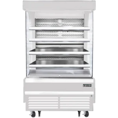 Open Air Merchandiser-Everest EOMV-48-W-28-T Open Air Refrigerator Merchandiser, 48" W
