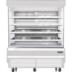 Open Air Merchandiser-Everest EOMV-72-W-28-T Open Air Merchandiser Refrigerator, 26 Cu Ft, 230V