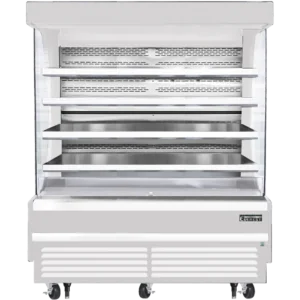 Open Air Merchandiser-Everest EOMV-72-W-28-T Open Air Merchandiser Refrigerator, 26 Cu Ft, 230V