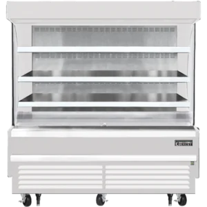 Open Air Merchandiser-Everest EOMV-72-W-28-S Open Air Merchandiser Refrigerator - 19 Cu Ft, White, 115V