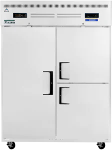 Reach-In Dual Temperature Refrigerator/Freezer-Everest ESWQ3 Top-Mount Dual Temperature Upright Reach-In with Solid Doors