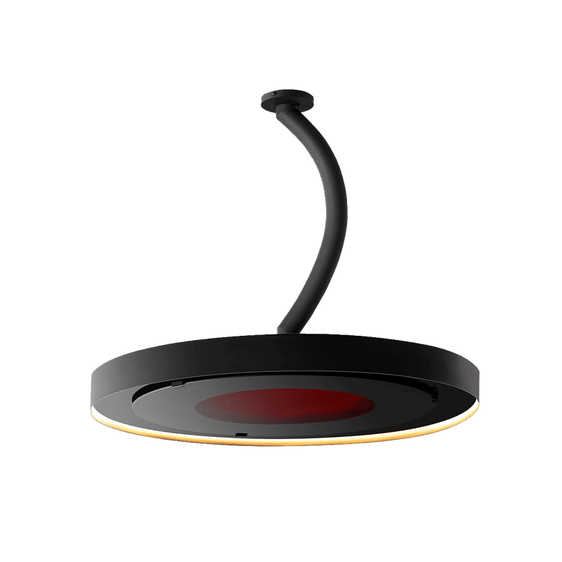Heater Mounting Accessory-Bromic Heating Eclipse 24″ Curved Pole - Matte Black