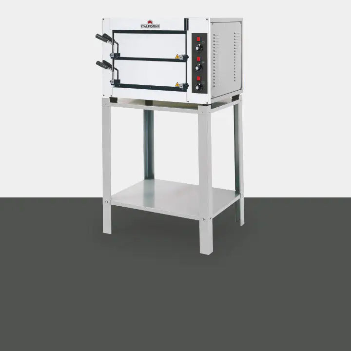 Electric Pizza Oven-ITALFORNI FAST 50 Electric Oven for Pizza and Pastry (2-Chamber, 450°C, 400V 3Ph)