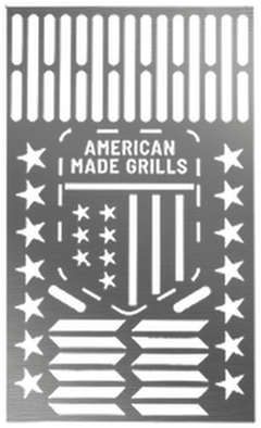 Grill Parts & Accessories American Made Grills Decorative Stainless Steel Grill Grate for Estate Grills, Colonial, Union, Patriot, Heritage
