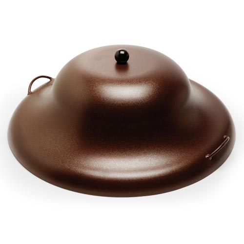 HPC Fire Round Aluminum Fire Pit Cover, Copper Vein or Black, 24" to 48"