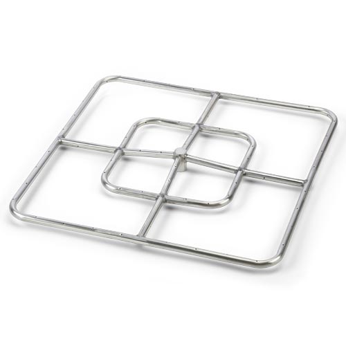 Fire Pits & Fire Tables HPC Fire Square Fire Ring Burner Kit, 12" to 48", 304 Stainless Steel