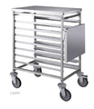 Fimar CARPF Stainless Steel Cart for PF25E/PF40E Pasta Machines