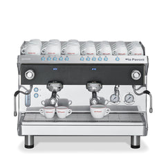 la Pavoni Geniale Volumetric 2 Group Espresso Machine - Black