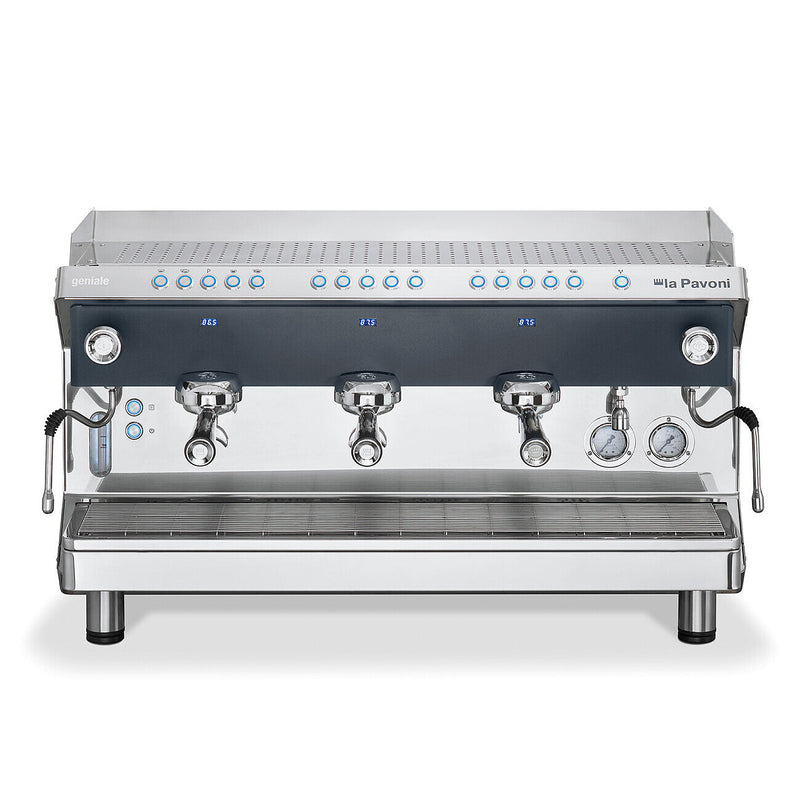 La Pavoni Geniale V Volumetric 3 Group Espresso Machine - 5465W - 230V - Black