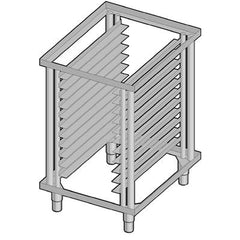Oven Stand Bakeoff Stainless Steel Stand with Tray Holder Guides for Rotorbake E2, E2 STAND