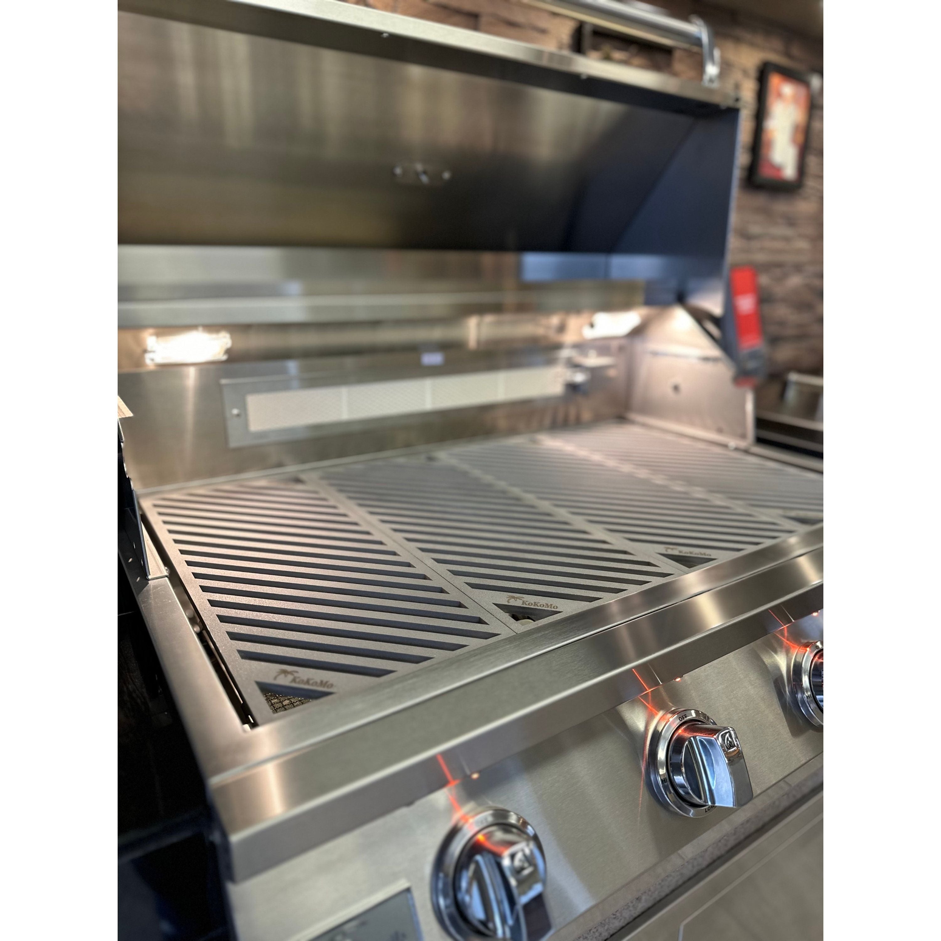 Grill Covers & Griddles-KoKoMo LuxCut Laser Cut Culinary Grates 3,4,5 Burner Classic and Pro Grills Grates RP-BAK-UCG