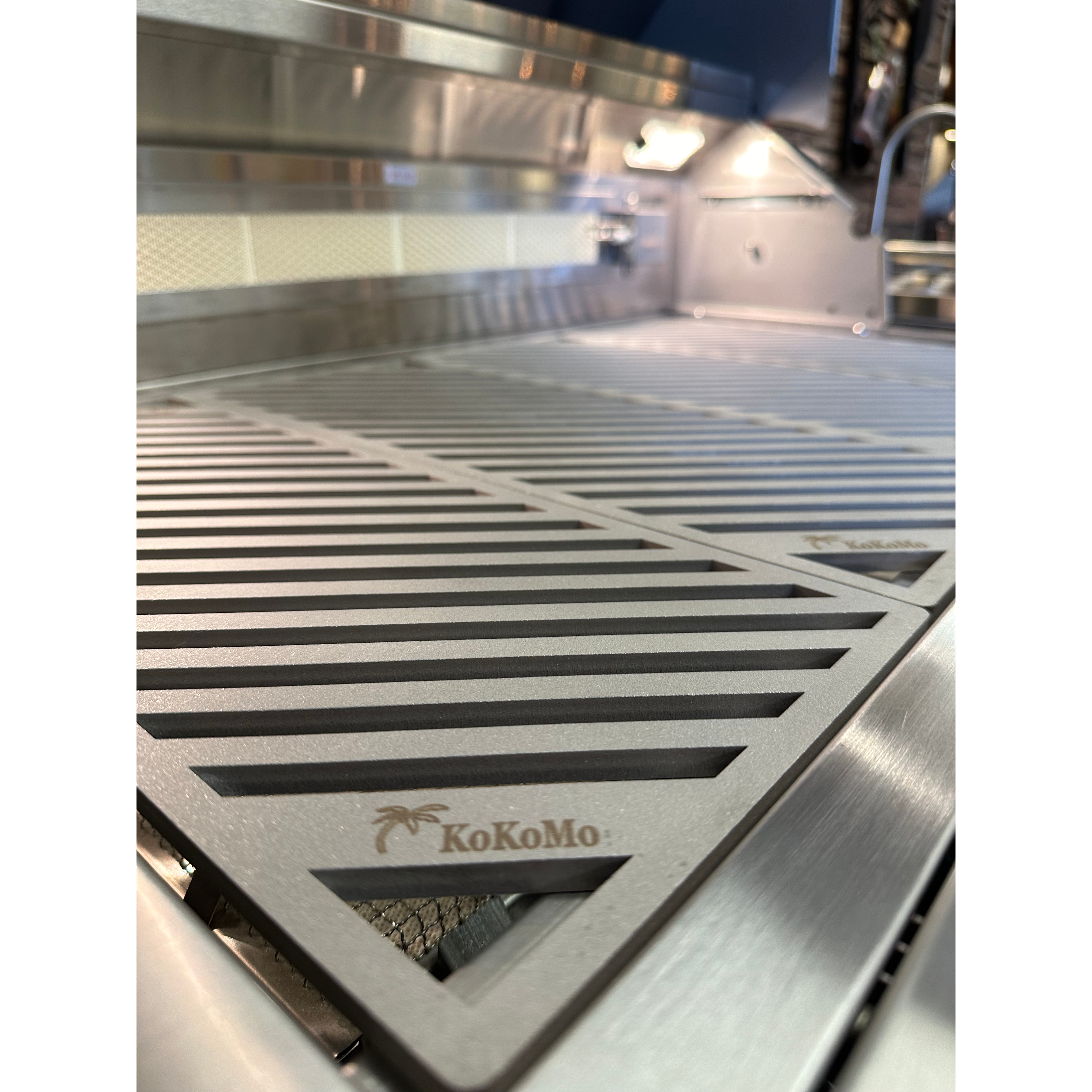 Grill Covers & Griddles-KoKoMo LuxCut Laser Cut Culinary Grates 3,4,5 Burner Classic and Pro Grills Grates RP-BAK-UCG