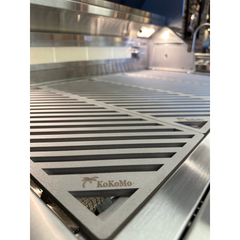 Grill Covers & Griddles-KoKoMo LuxCut Laser Cut Culinary Grates 3,4,5 Burner Classic and Pro Grills Grates RP-BAK-UCG