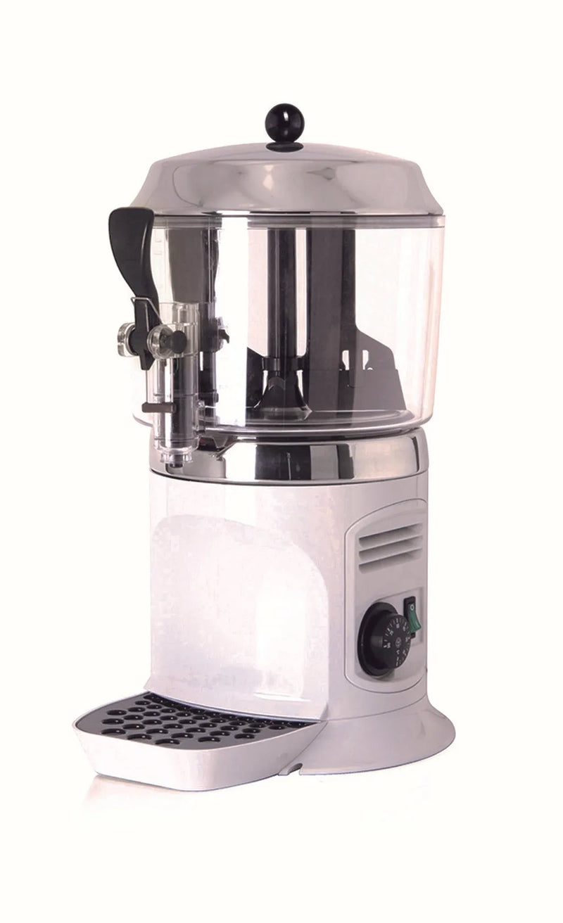 Hot Beverage Dispensers-AMPTO CHOC5W Hot Chocolate Dispenser 5 Liter White
