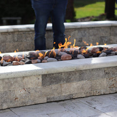 HPC Fire Fire Pit Insert TOR-MLFPK25X8-L-FLEX-LP-ST