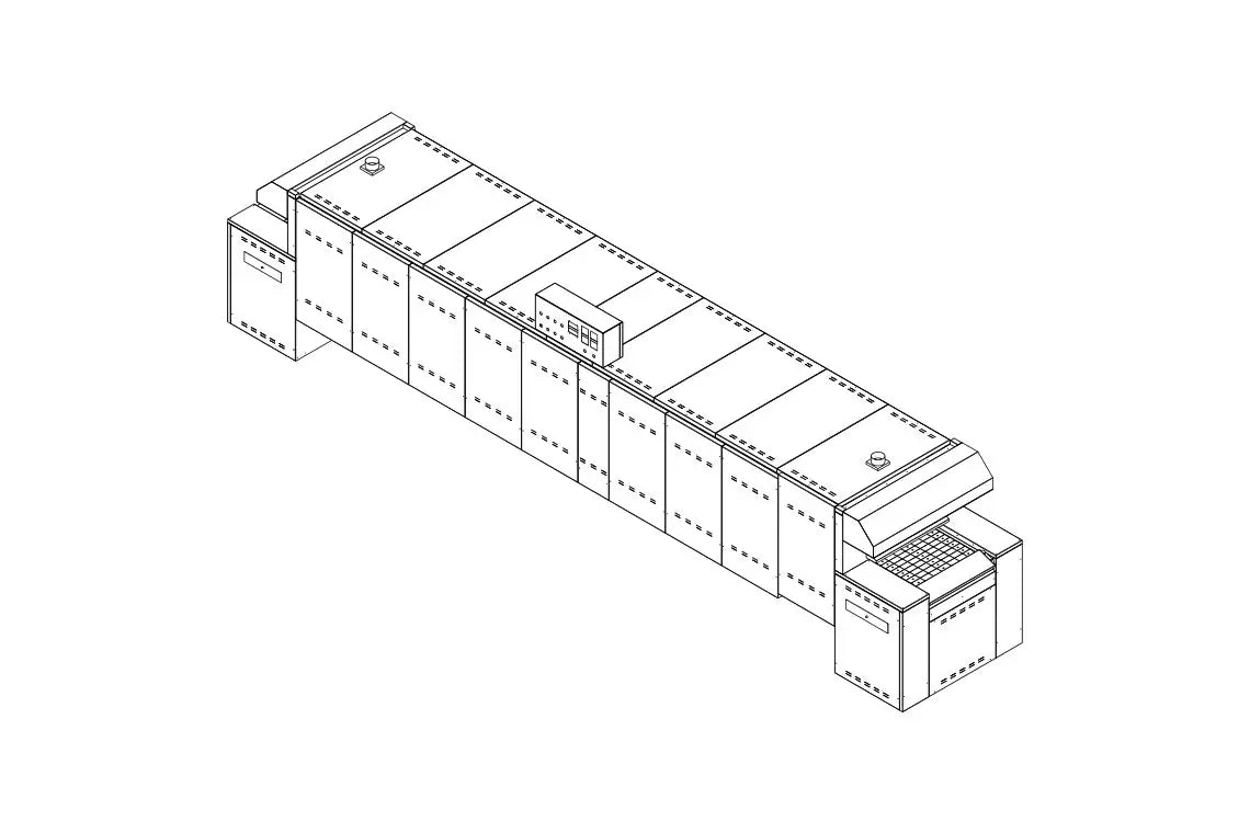 ITALFORNI BISCUIT Professional Pastry Tunnel Conveyor Oven
